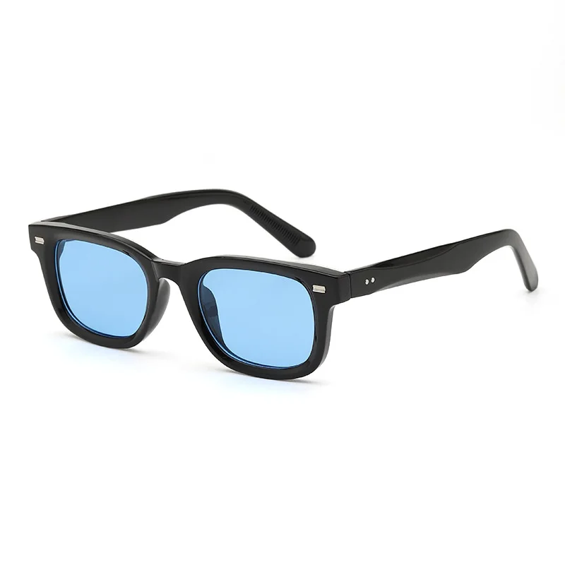 

CAORENZIWO New Fashion UV400 Retro Tea Color Personalized Trendy Men's and Women's Daily Sunscreen Sunglasses