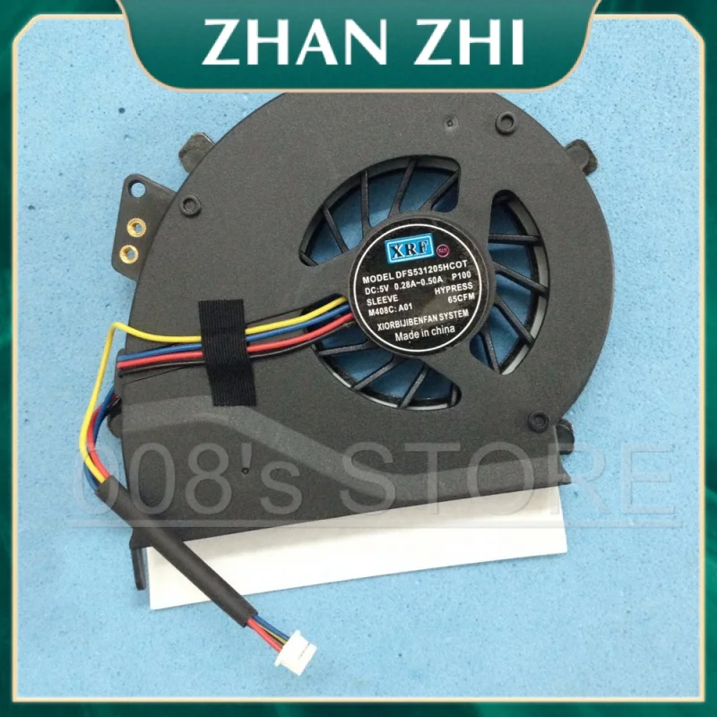 New Laptop CPU Cooler Fan For Acer Extensa 5235 5635 5635Z 5635ZG ZR6 Emachines E528 E728 DFS531205HCOT DC 5V 0.5A P100 4 Pins