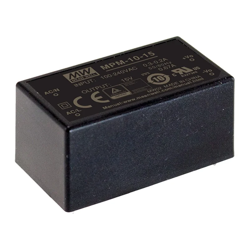 MPM-10 10W Mean Well DC Output Medical Power Module MPM-10-3.3 MPM-10-5 MPM-10-12 MPM-10-15 MPM-10-24 Switching Power Supply
