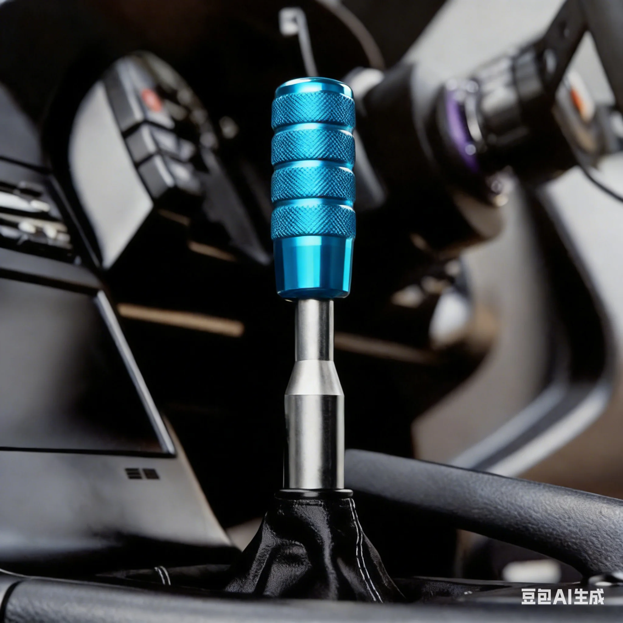 Matte texture shift lever aluminum alloy manual automatic transmission General Motors parts modification shift knob lever