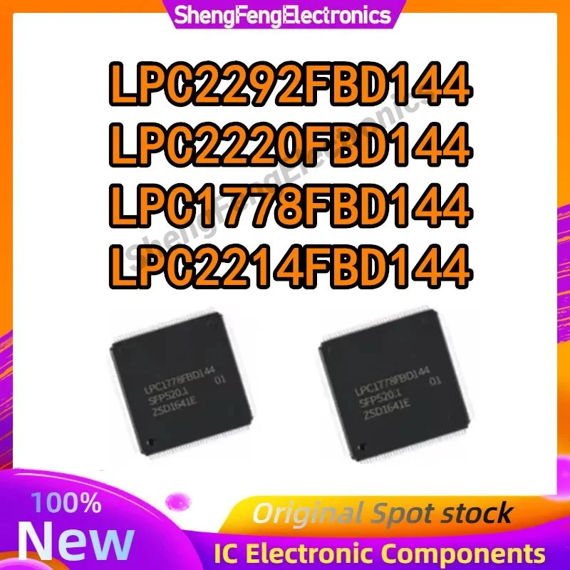 

LPC1778FBD144 LPC2214FBD144 LPC2220FBD144 LPC2292FBD144 LQFP=144 IC-чип 100% новый оригинальный в наличии