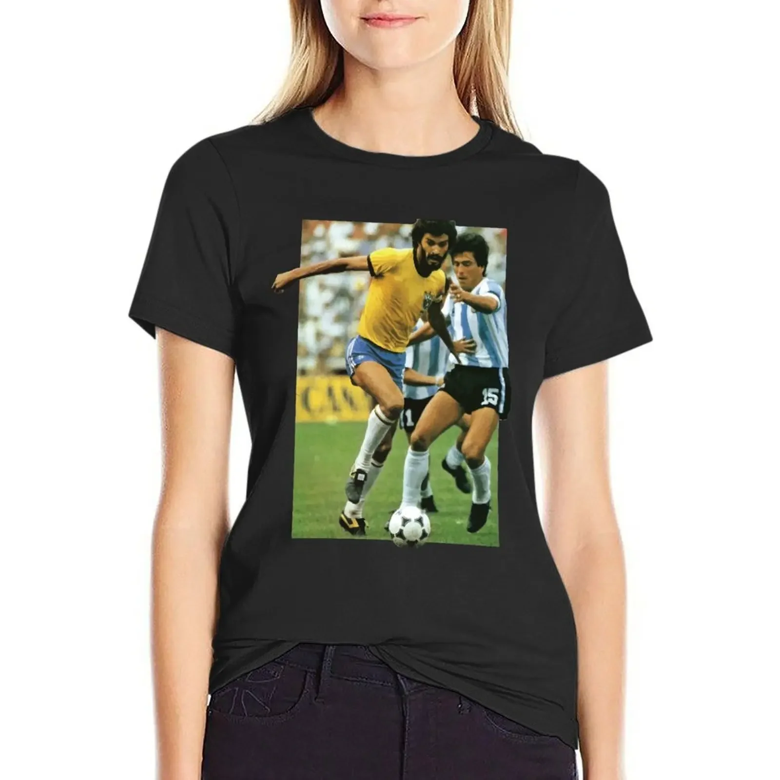 

Sócrates, Football Legend T-Shirt kawaii clothes cute clothes sublime t shirts for Womens