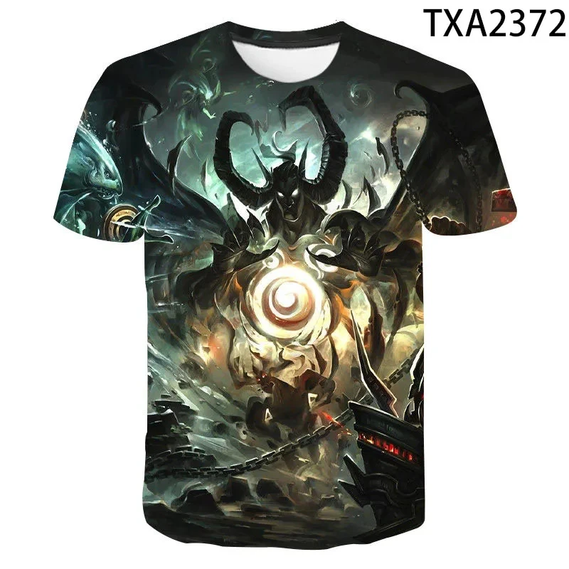 Game Dota 2 T-shirts 3D Print Men Women Short sleeve O-neck Tshirts Hip Hop streetwear Casual Top Unisex clothing