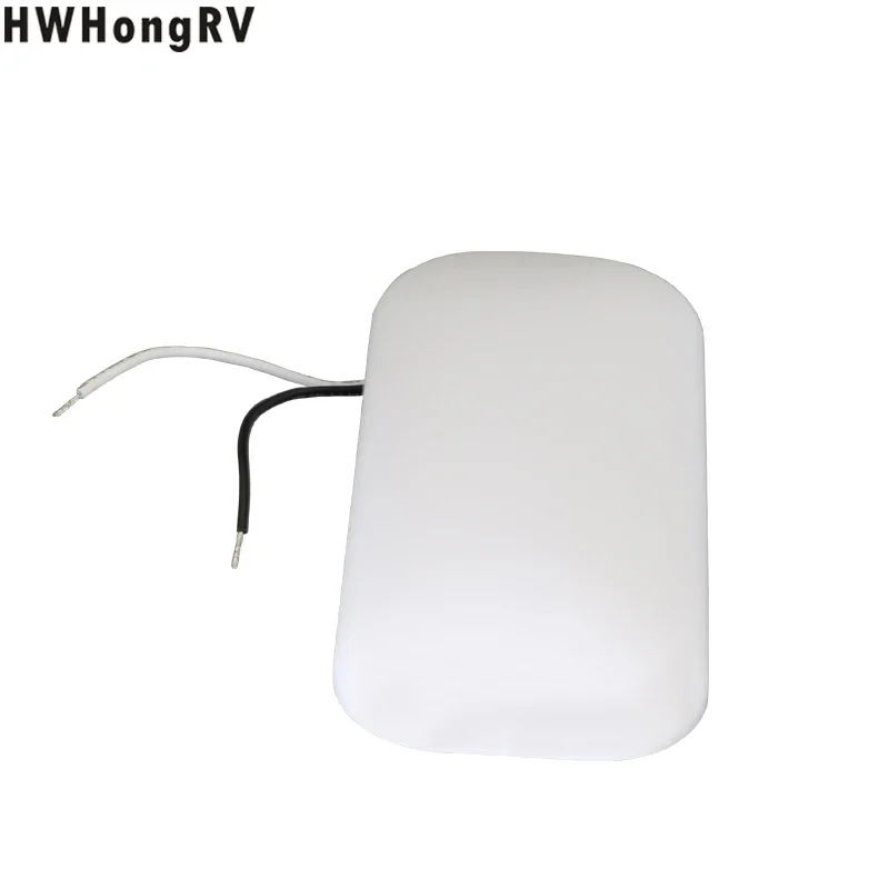 ไฟเหนือศีรษะเพดาน LED RV มีตัวเลือกอุณหภูมิสีสองสี: 3000k และ 6000k, ไฟสี่เหลี่ยมไม่มีสวิตช์