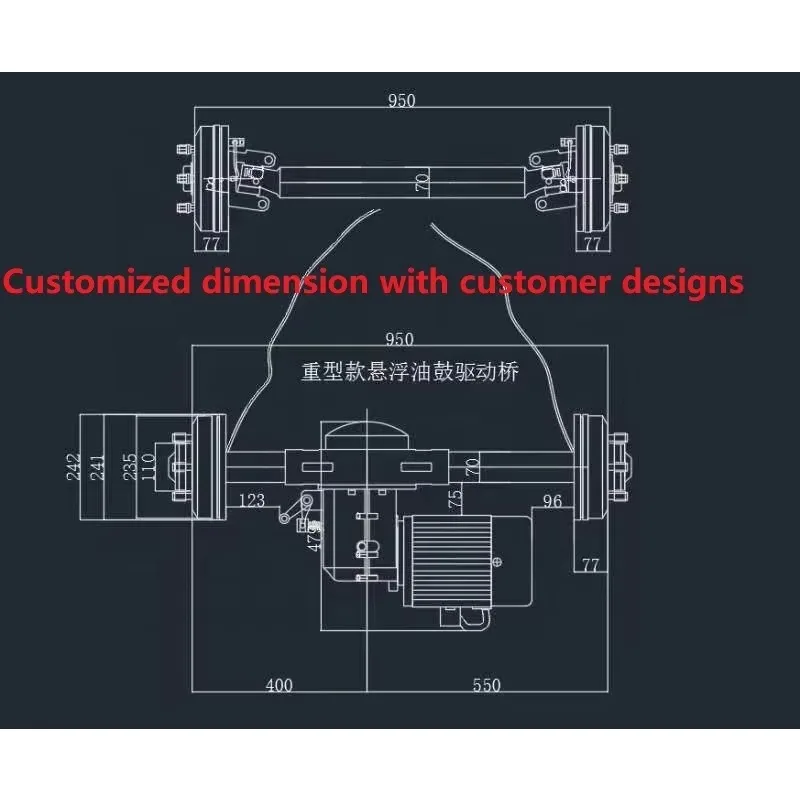 Gasoline Dc Vehicle Control Automatic Electric Bollard Range Extender for Elderly and Disable