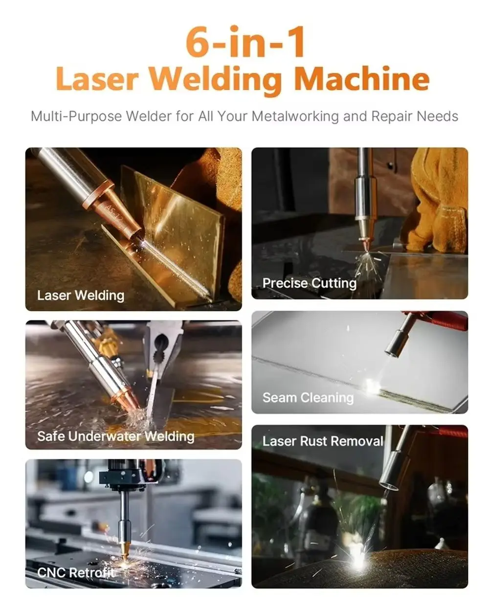 Xlaserlab X1 Pro 3 in 1 Handheld Laser Welding Cleaning Cutting Machine 700W Portable Air Cooled Laser Welder
