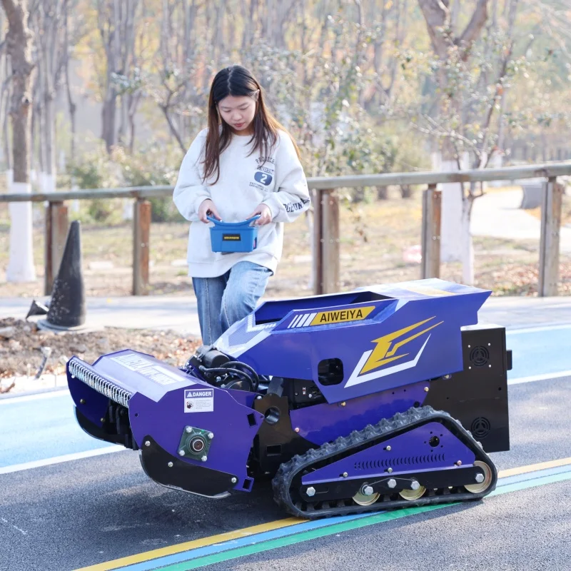 

Индивидуальный гусеничный робот-газонокосилка для любых типов местности, дистанционно управляемая газонокосилка для любых типов местности