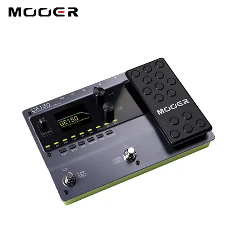 Mooer GE150 Multieffektprocessor Digital Rörförstärkare Modelleringspedal Gitarr Looper (80-talet) 55 Högkvalitativa Förstärkarmodeller 151 Effekter 8 best sales rörförstärkare gitarr - №5