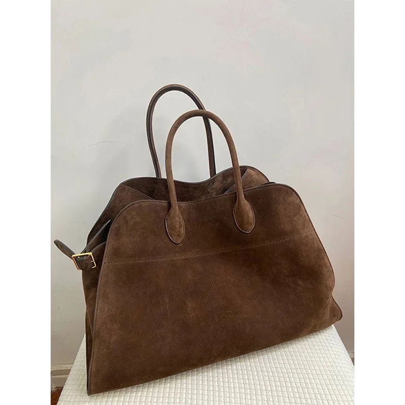 Women's Suede Handbag, Imitation Leather Handbag, Suede Bag Women's Retro Top Bag Fashion Retro Shoulder Bag Square Bag Suitable