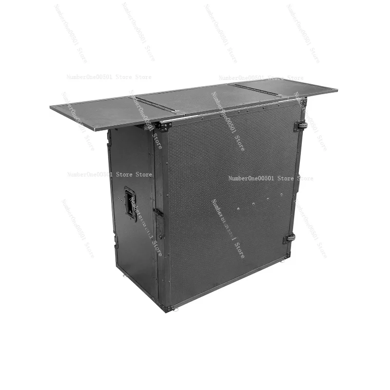 

Portable DJ Stand Case Flight Approved Mixer Table for Pioneer Numark with MC Booth Bar Setup
