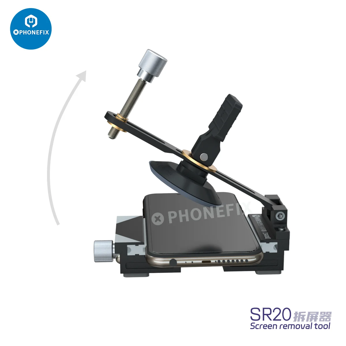 Mijing SR20 Multifunctional Mini LCD Screen Heat-free Disassembly Clamp Suitable for Phone Touch Display Separator Repair Tool