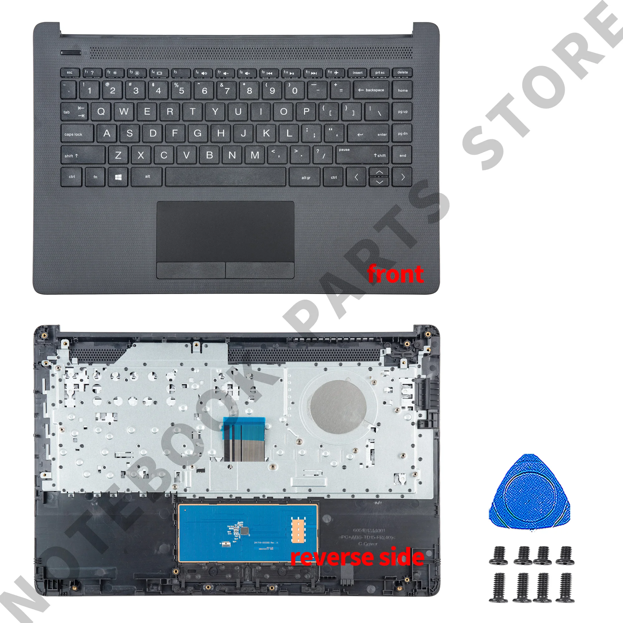 New Palmrest With Keyboard For 14-CM 14-CK 14-DG 240 G7 245 G7 246-G7 TPN-I131 TPN-I130 Upper Cover With Touchpad Black