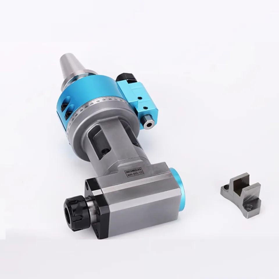 New 90 Degree Extended Version Bt40 Bt50 Angle Head Side Milling Head Corner Head Cnc Elbow Angle Milling Head