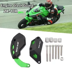 fit For NINJA ZX-10R ZX10R ZX 10R 2011-2023 2020 2021 2022 Motorcycle CNC Engine Crash Guard Stator Frame Slider Protector