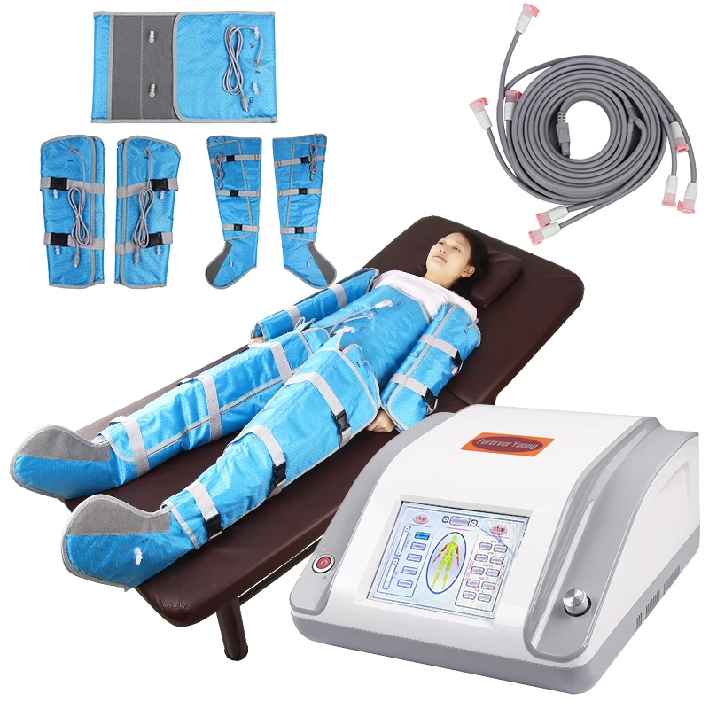 

2 in 1 Far infrared body lymphatic drainage equipment slimming machine air pressotherapy therapy suit massager