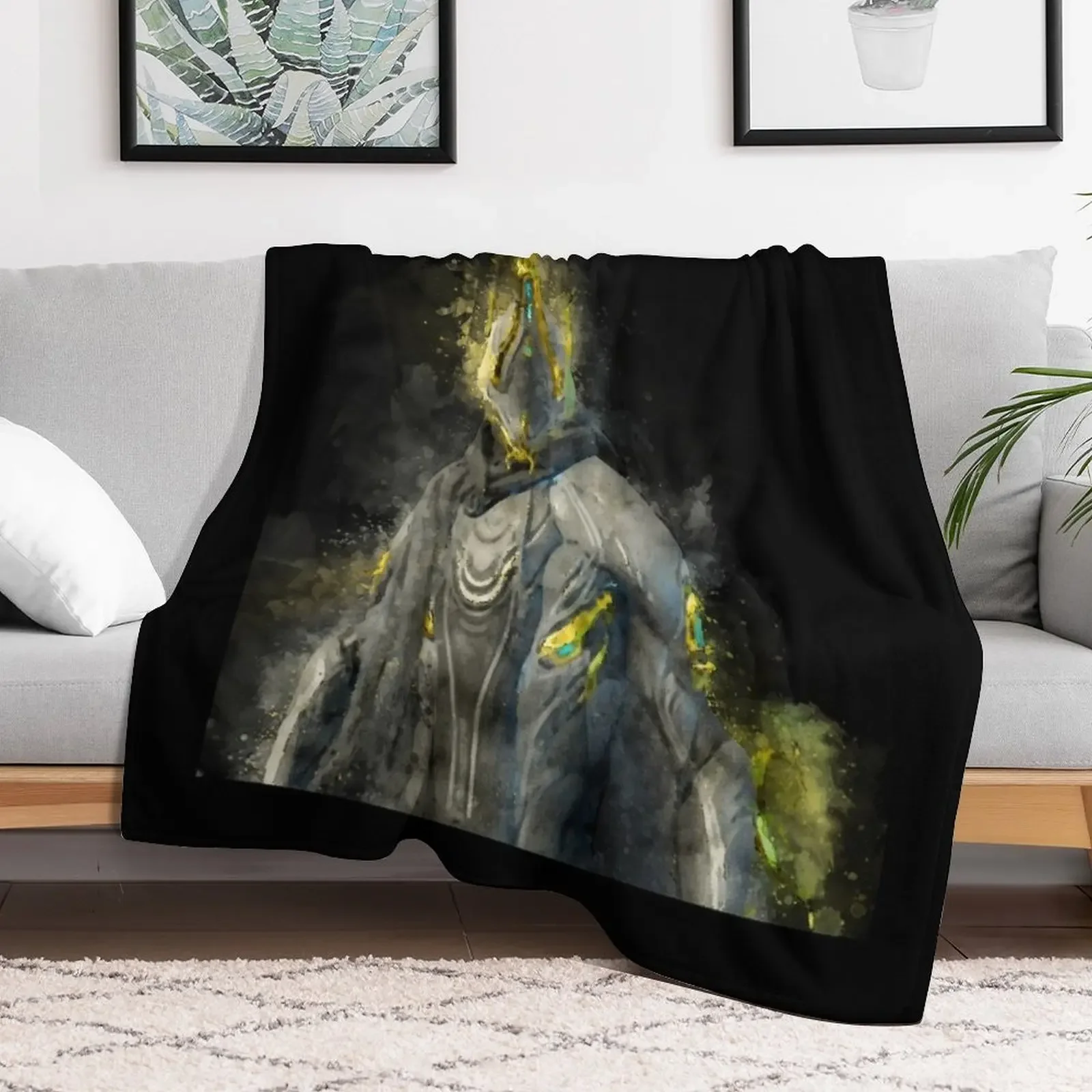 Excalibur Umbra - Warframe Throw Blanket Loose Luxury Designer Summer warm for winter Blankets