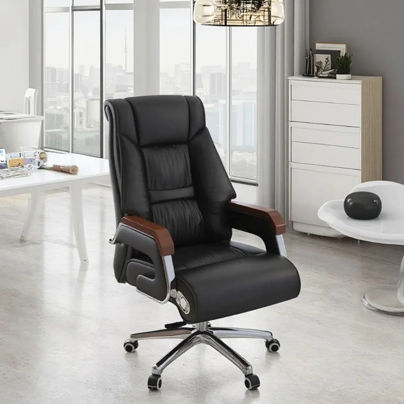 Modern Luxury Ergonomic Office Chair With Comfortable Massage Feature Best Leather and PU Material for Lazy Office Workers