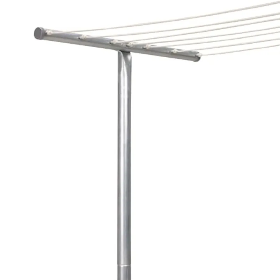 

Outdoor Clothesline T-Post, Heavy Duty Galvanized Steel Laundry Pole, 90" Tall, One Single Post Only Rope Not Included,Backyard