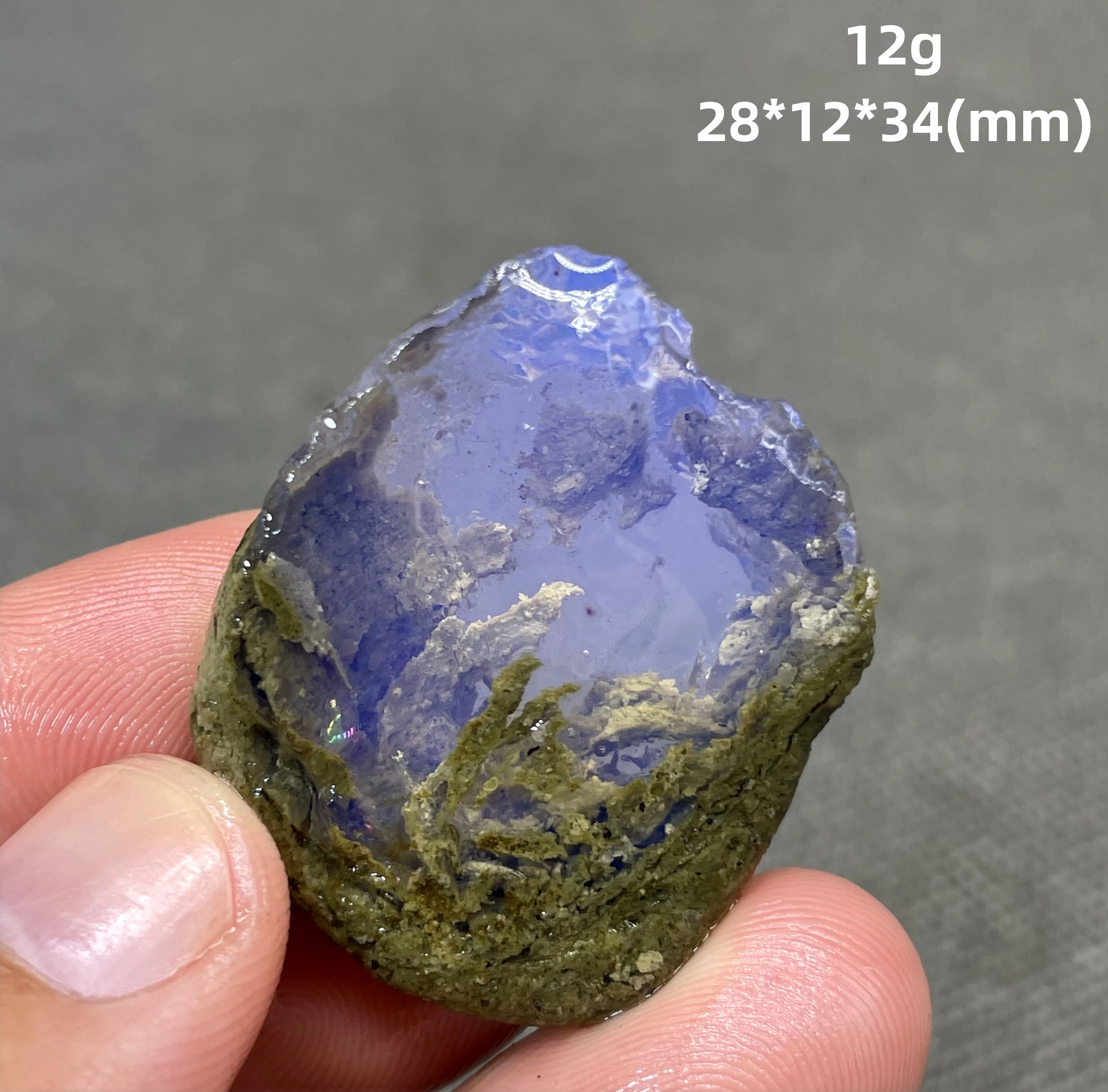 

BEST COLOR! 12g natural rare color Ethiopia water Opal gem mineral specimen stones and crystals healing crystals quartz