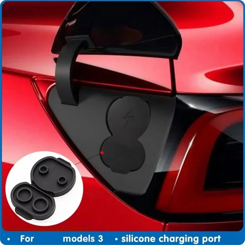 Car Charging Port Dust Protective Cover Europe Plug For Model Y Model 3 Accessories For Tesla Model 3 Car Accessories