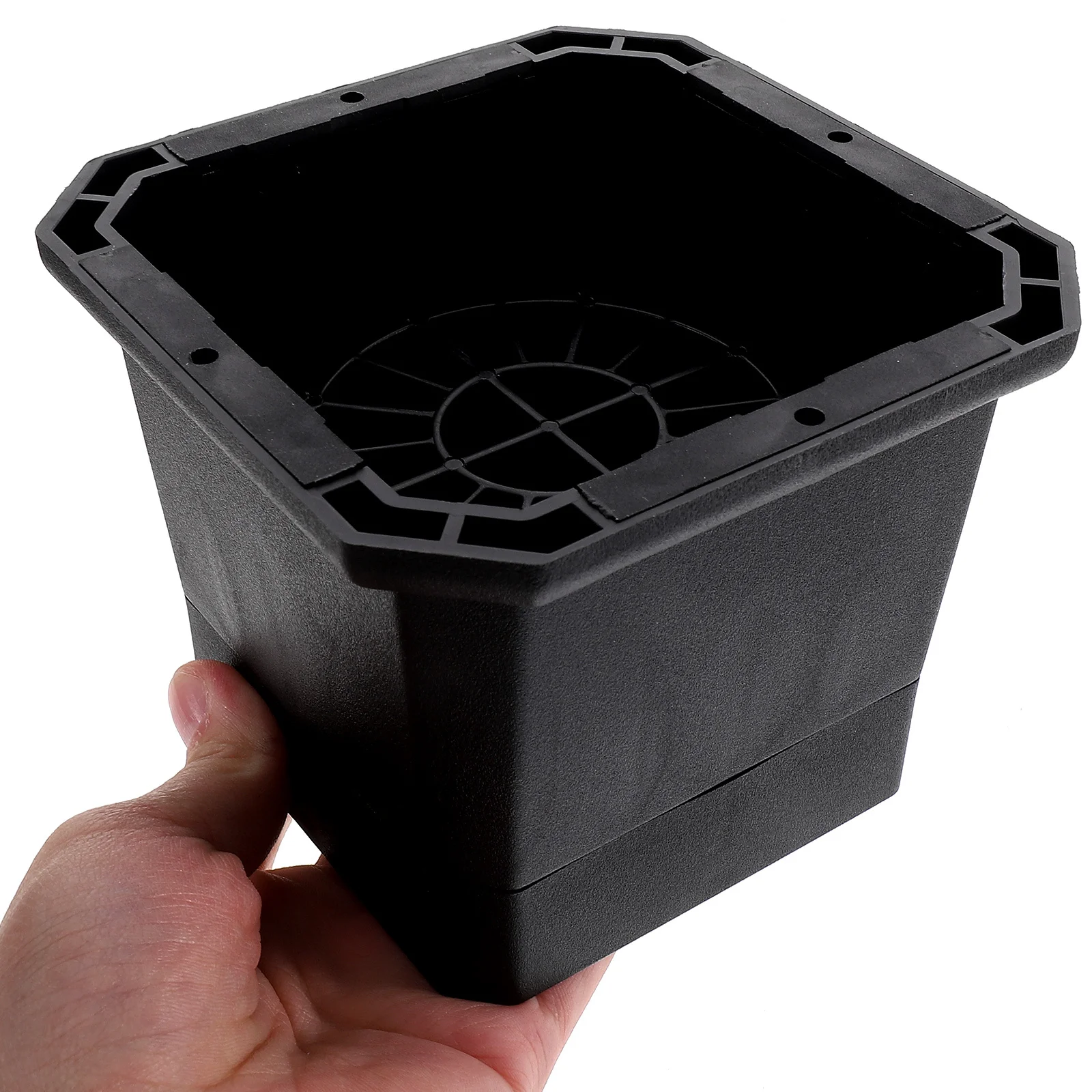 4 Stück verstellbare Betterhöhungen, 7,6 cm, Möbelbeinhöhung für Sofa, Tisch, Stuhl, Couch, Schrank, Waschmaschine, Schreibtischhöhung, Gummi