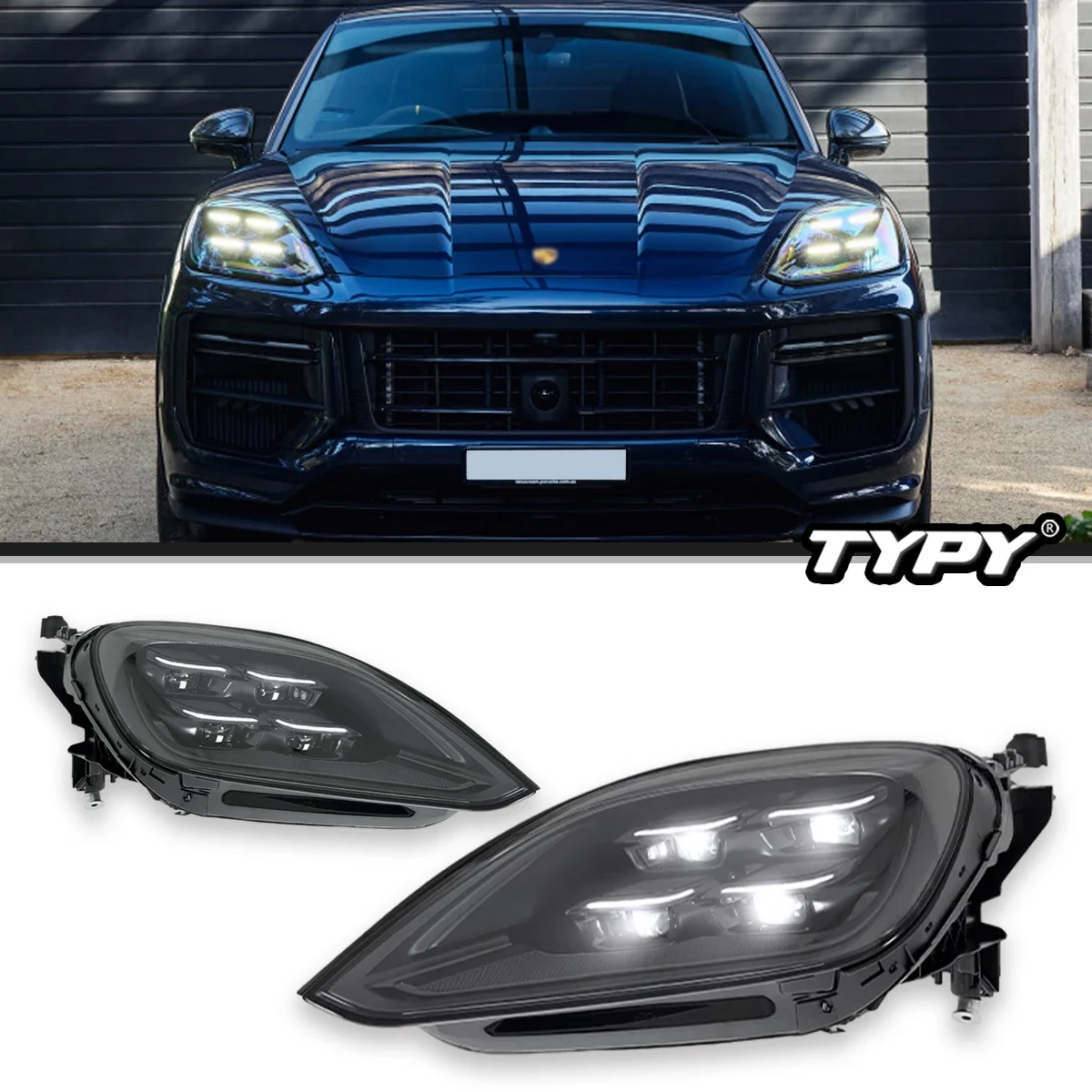 

Car LED Headlight For Porsche Cayenne 2024-2025 Upgrade To Premium Version Of Headlights Plug And Play Car Accessories