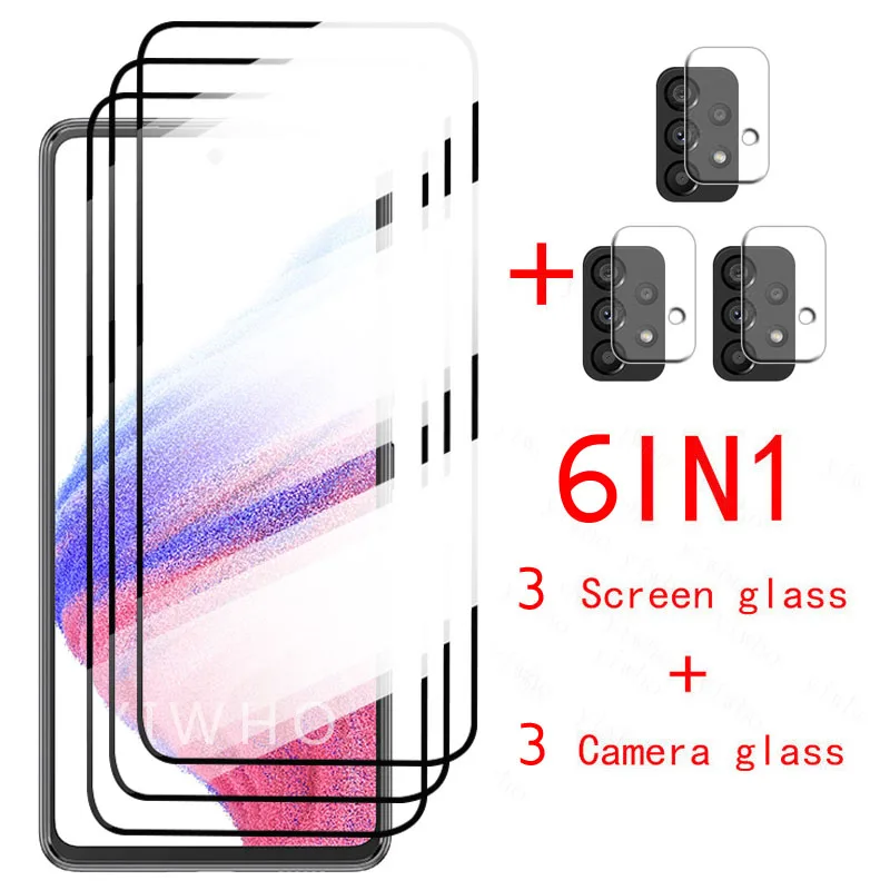 

Protective Glass For Samsung Galaxy A53 5G Screen Protector Sumsung Galaxi A 53 53A 2022 A536U 6.5" Lens Tempered Glas 9H Safety