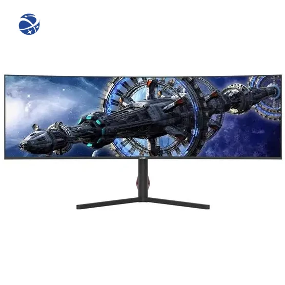 

Professional Design Display Vertical 5120*1440 Resolution 144Hz Display Full HD Desktop 49 Inch Curved PC PC LCD Gaming Display
