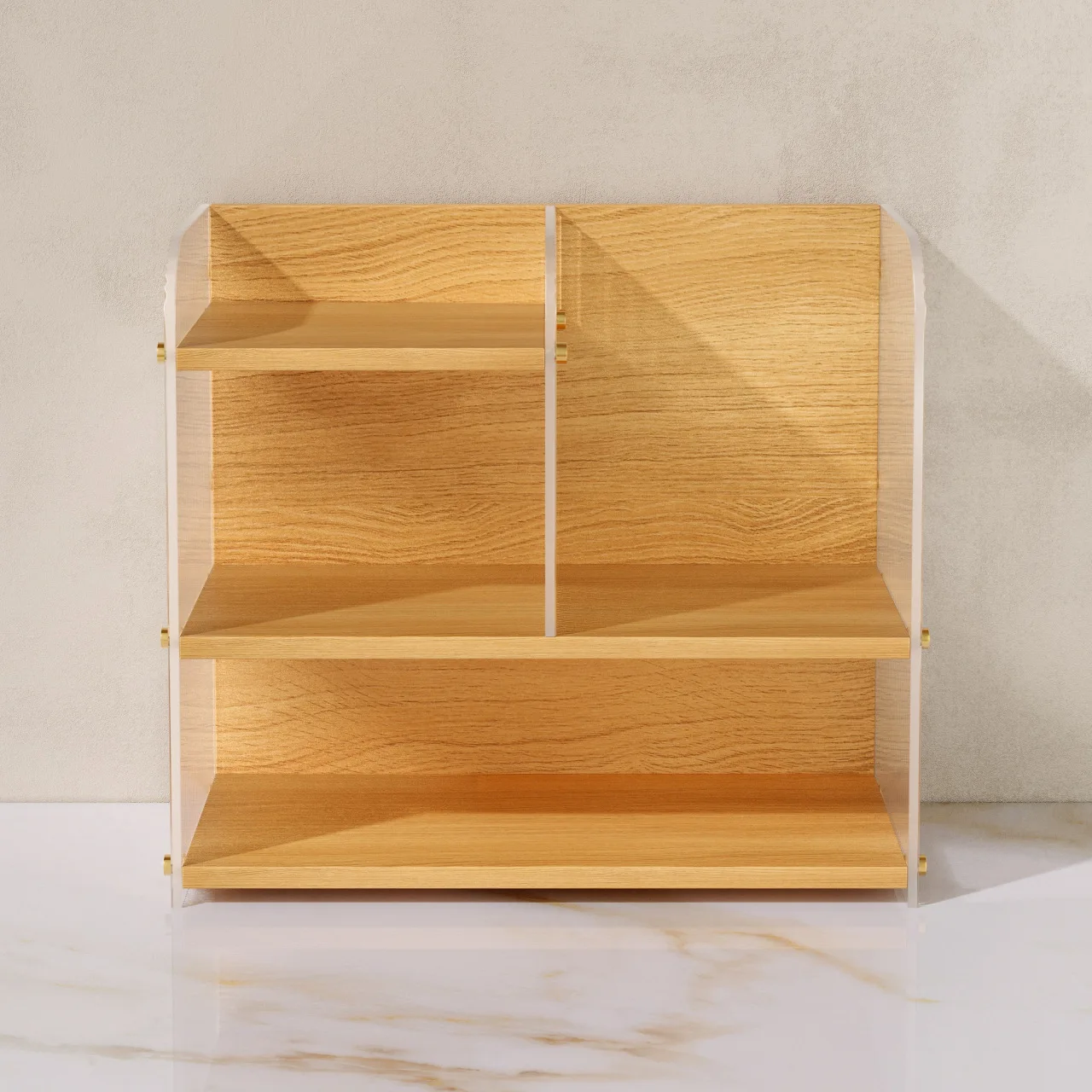 

Настольная полка, акриловая маленькая книжная полка, офисный стол, хранение файлов, отделка домашнего стола, многослойная полка