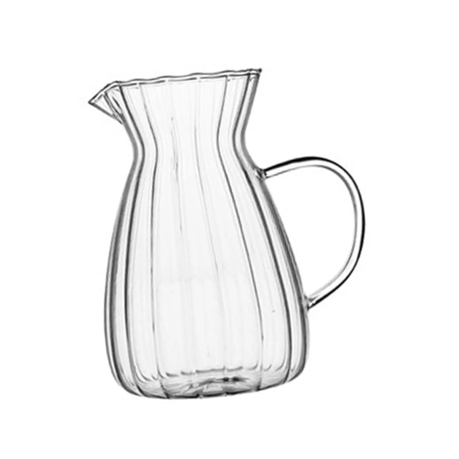 Glass Coffee Sharing Pot Milk Pitcher Teapot Portable Large Capacity Clear Drinkware Coffee Kettle
