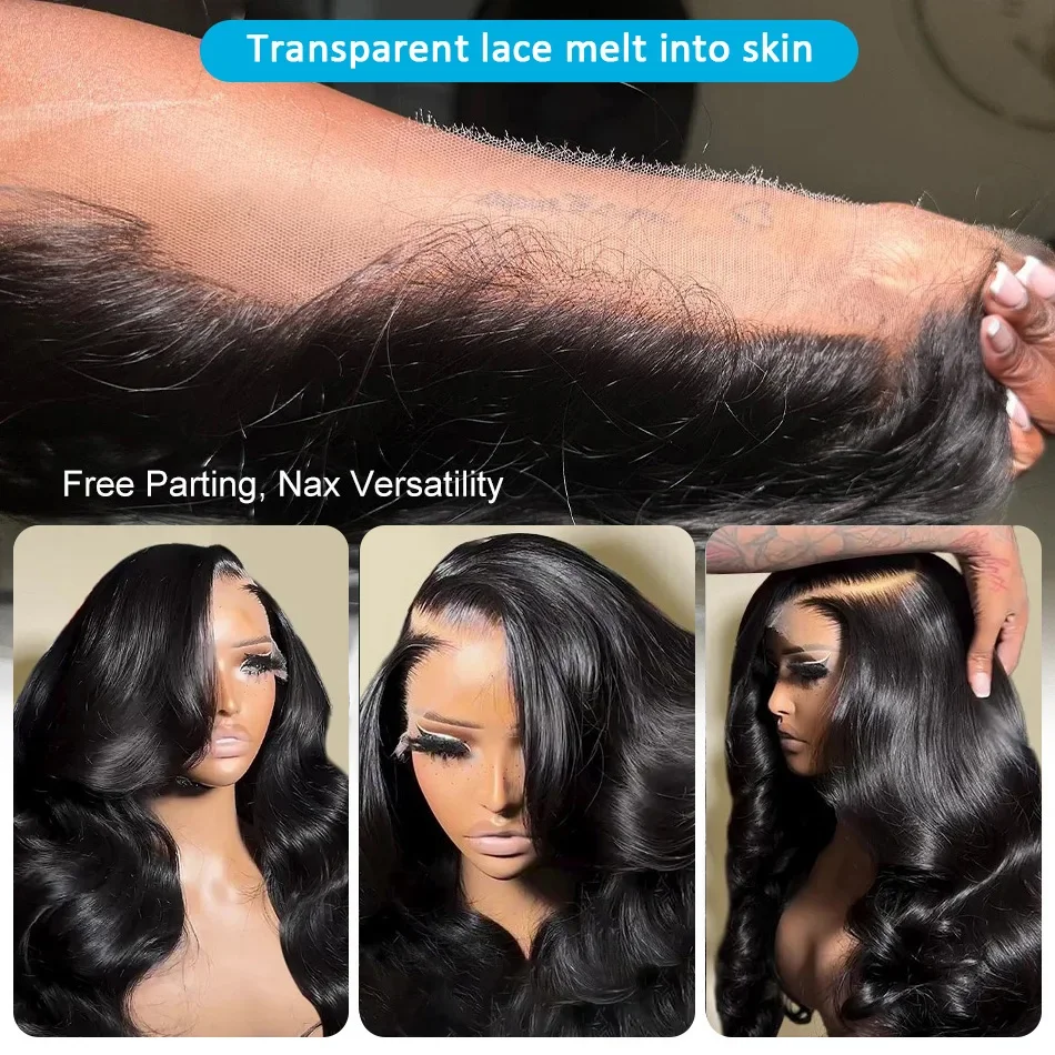 Wig Frontal 13x6 gelombang tubuh transparan 30 36 inci 13x4 Wig rambut manusia Frontal renda Wig Brasil 360 Wig Frontal penuh renda