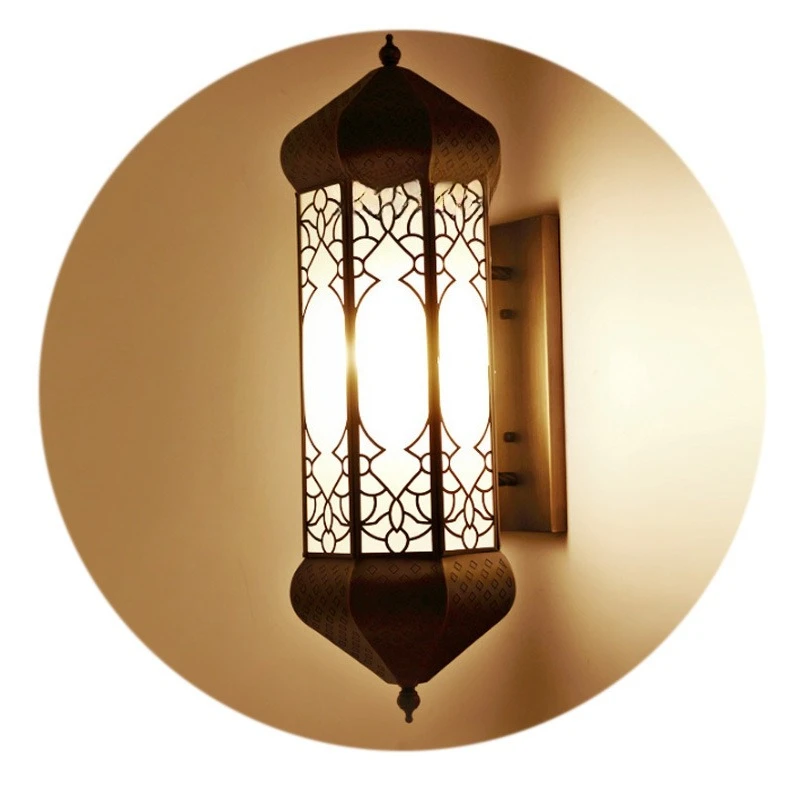 

bedside European retro led wall lamp, balcony outdoor wall waterproof lamp, hotel indoor stairs, aisle lamp