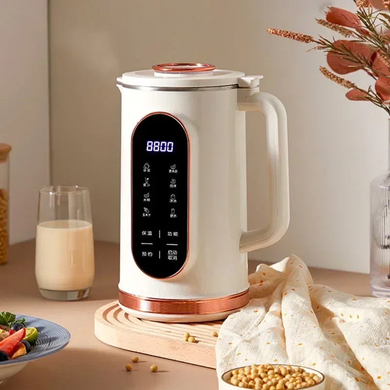 Electric Soy Milk Machine 1500ml Breakfast Machine 10-leaf Blade Juicer Blender Mixer Soybean Milk Maker Wall Breaking Machine