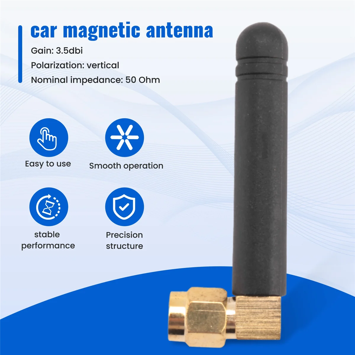 1pc 2.4ghz antena 3.5dbi wifi antena bluetooth zigbee módulo sma macho ângulo reto preço de atacado modem antena externa a002