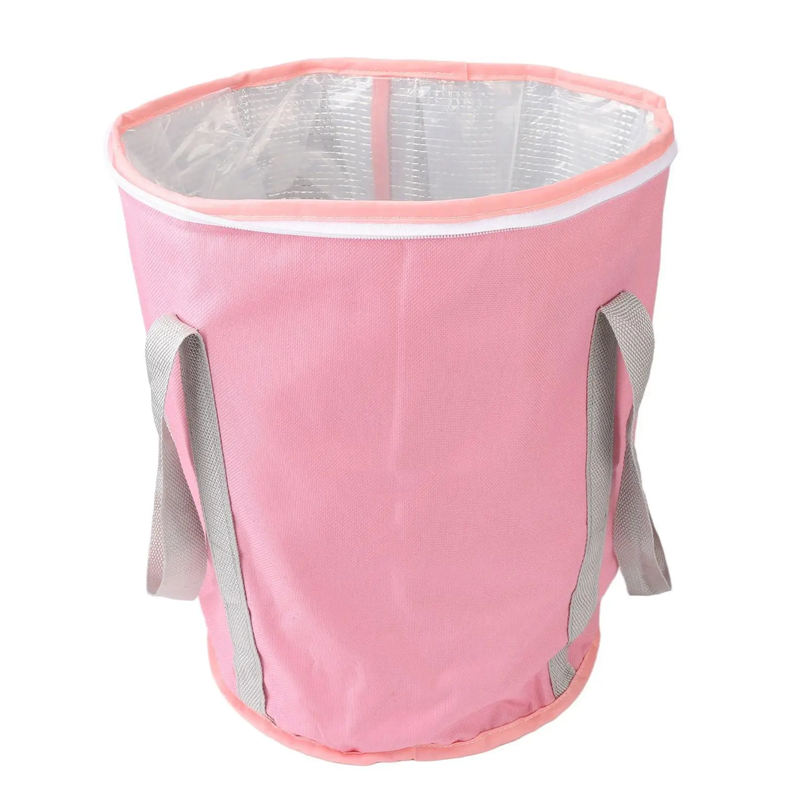 Portable Foot Soaking Bath Bucket with Carrying Handle - Waterproof 5-Layer Insulated for travel Bag