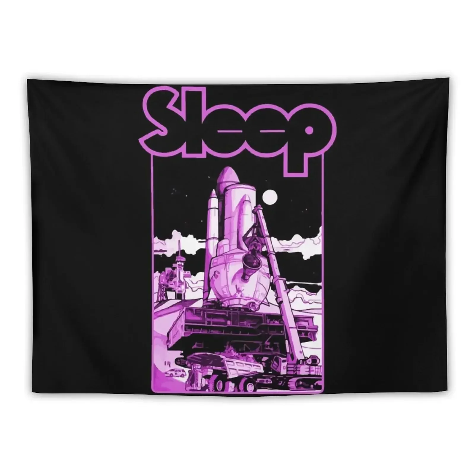 Stoner Metal Sleep Band T-Shirt Tapestry Carpet On The Wall Wall Decor Room Decorations Aesthetics Decorative Wall Tapestry