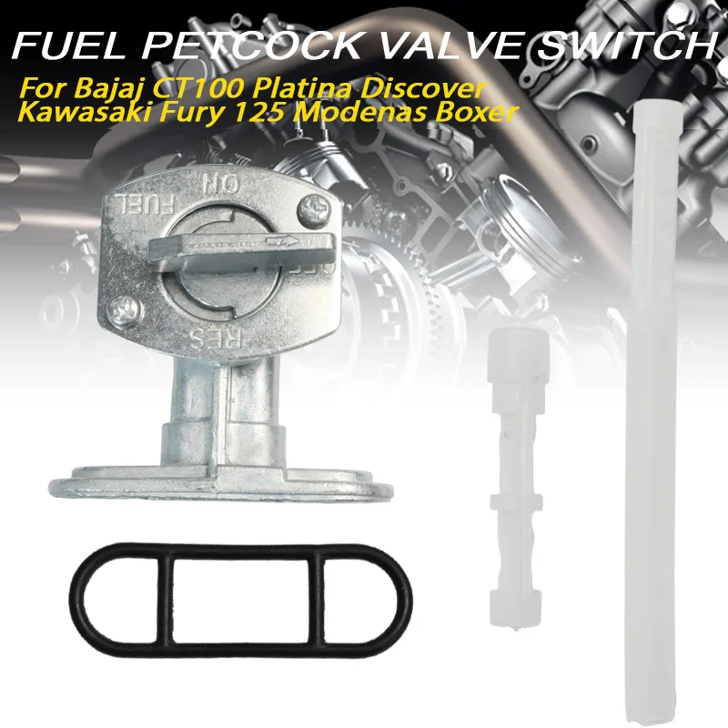 Válvula de Combustible con Interruptor para CT100 Platina Discover Fury 125 Modenas Boxer