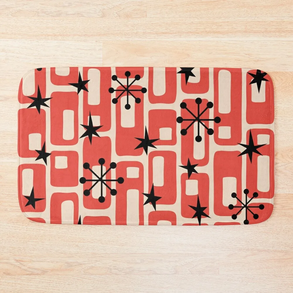 

Mid Century Modern Atomic Sparkles 144 Bath Mat Sleeping Room Rugs Bath Carpet Mat