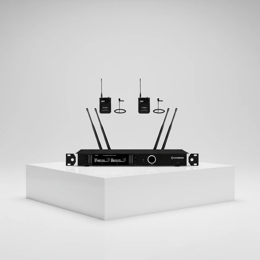 

Беспроводной микрофон True Diversity 1-в-2 для ультрадальних расстояний, U-диапазон, с защитой от скрипа, для сцены и караоке, 300 метров