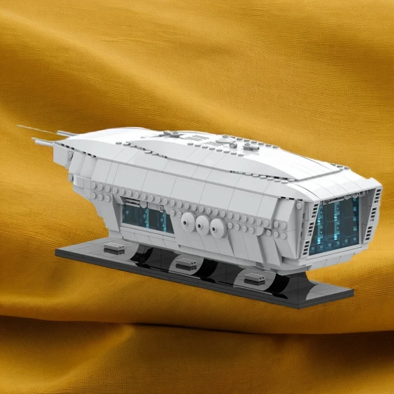 

949PCS MOC Space Battle 1 Ton Falk Class Escort Carrier Model Creative Building Blocks Assembly Building Blocks Display Gift Set