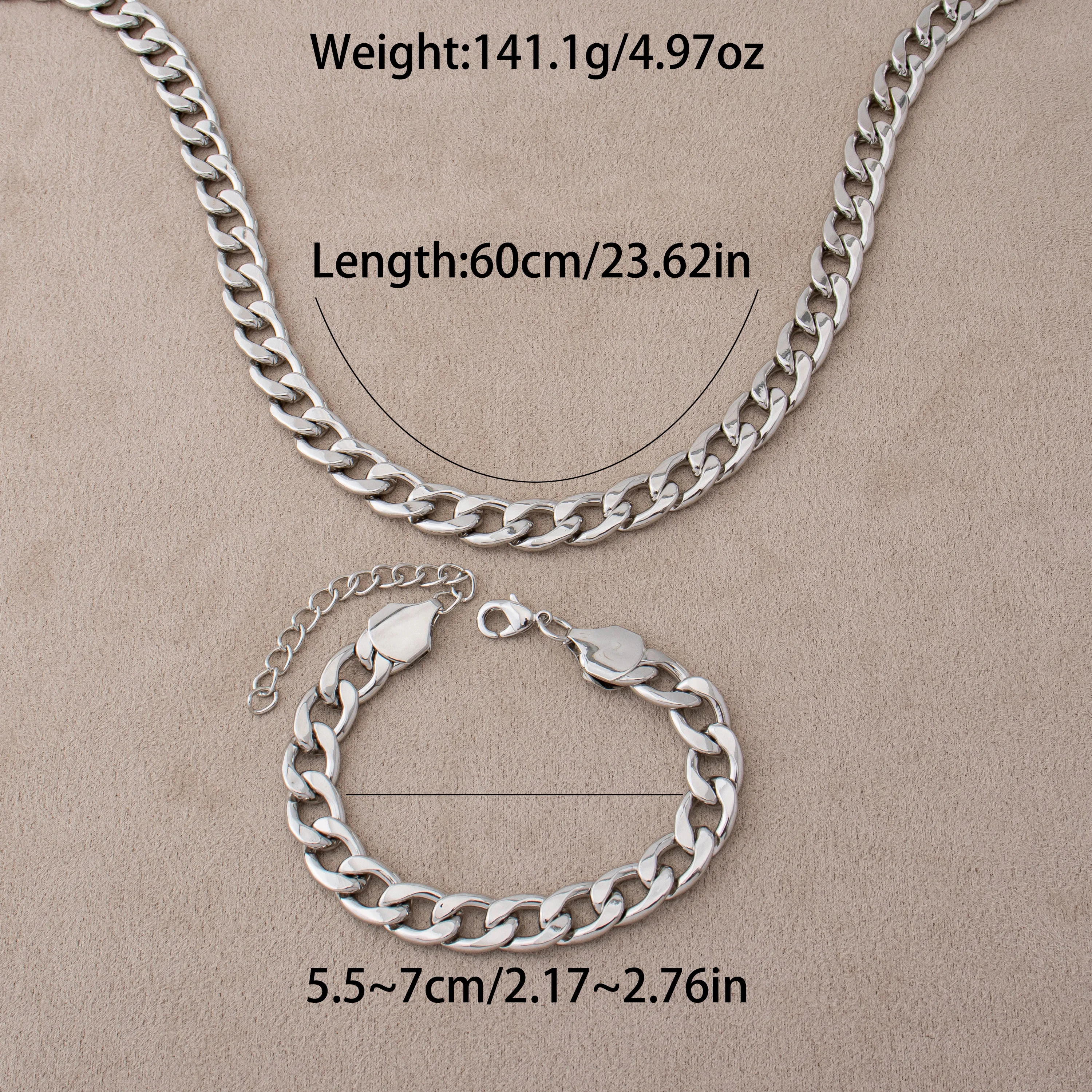 สร้อยคอและกำไลข้อมือแบบคิวบาชุ - Men Accessories In Dubai บทวิจารณ์และราคา
