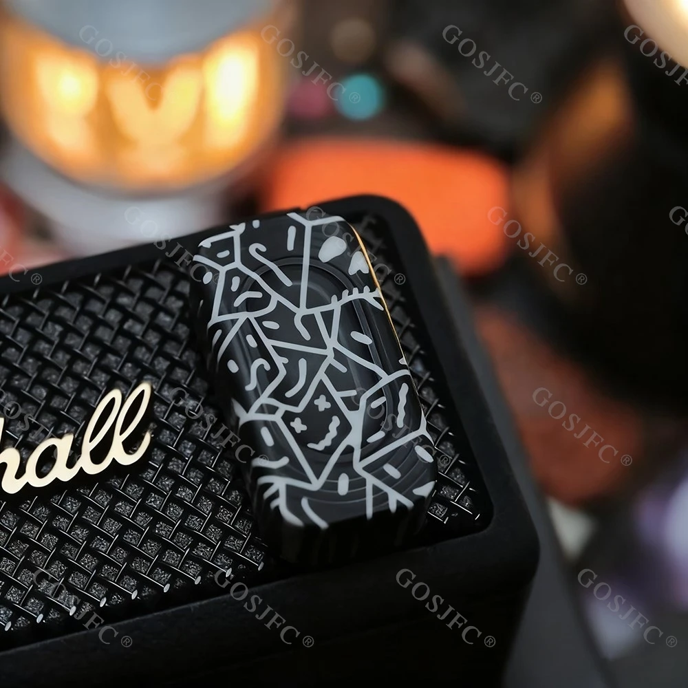 KAIS & QZ EDC مضيئة بوبو السكر تململ المنزلق لعبة لتخفيف الضغط دفع المنزلق ألعاب متململة للبالغين أدوات تخفيف القلق