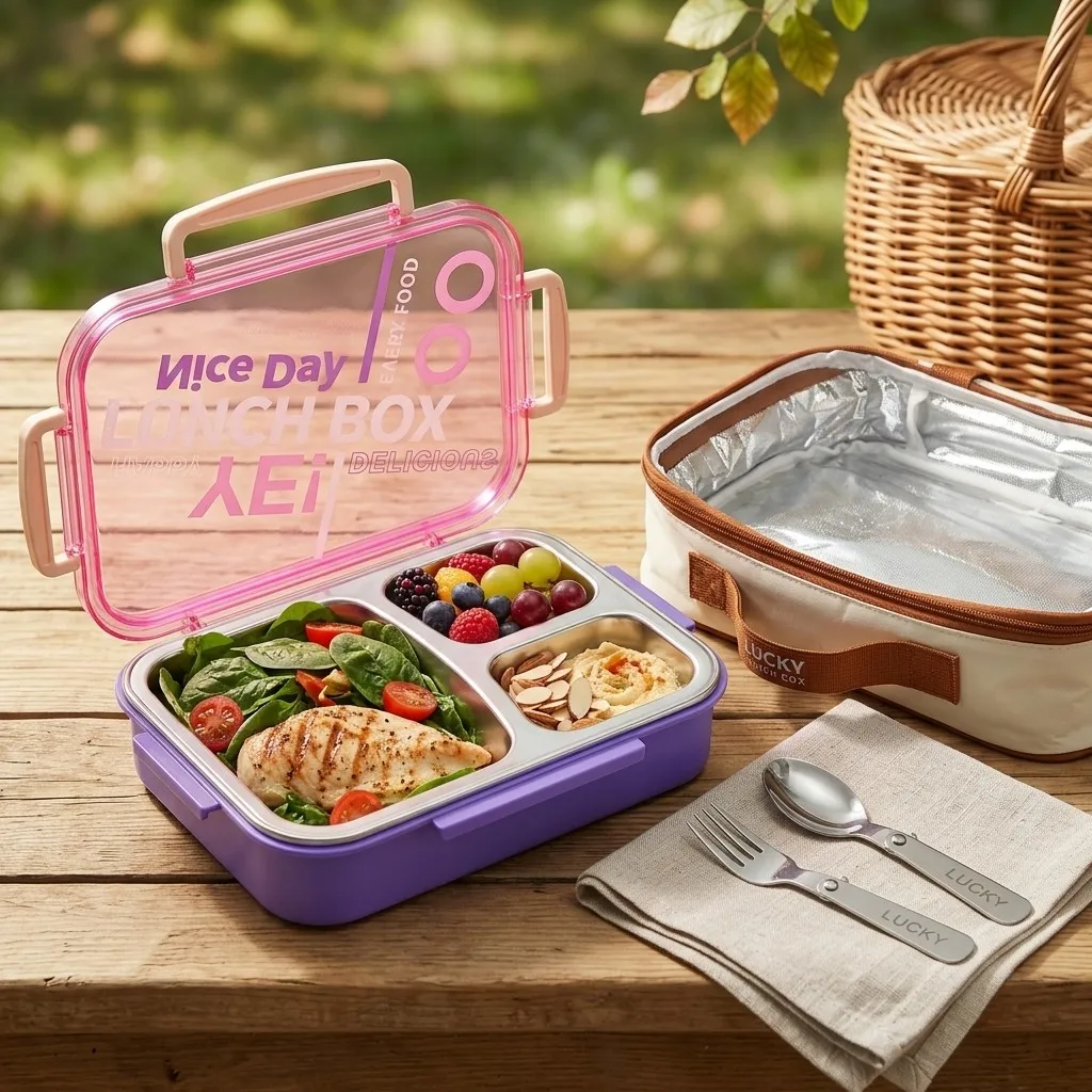 Kotak Bento Stainless Steel 30 - Meal Prep Or Prep Meal ulasan dan harga