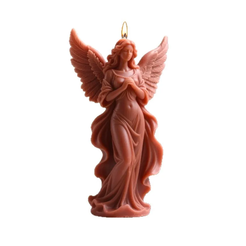 Fantasia Ali d'angelo Dea Aroma Candela Stampo in silicone Angelo fai da te Diffusore Pietra Ornamenti decorativi Stampo in silicone Decorazioni per la casa