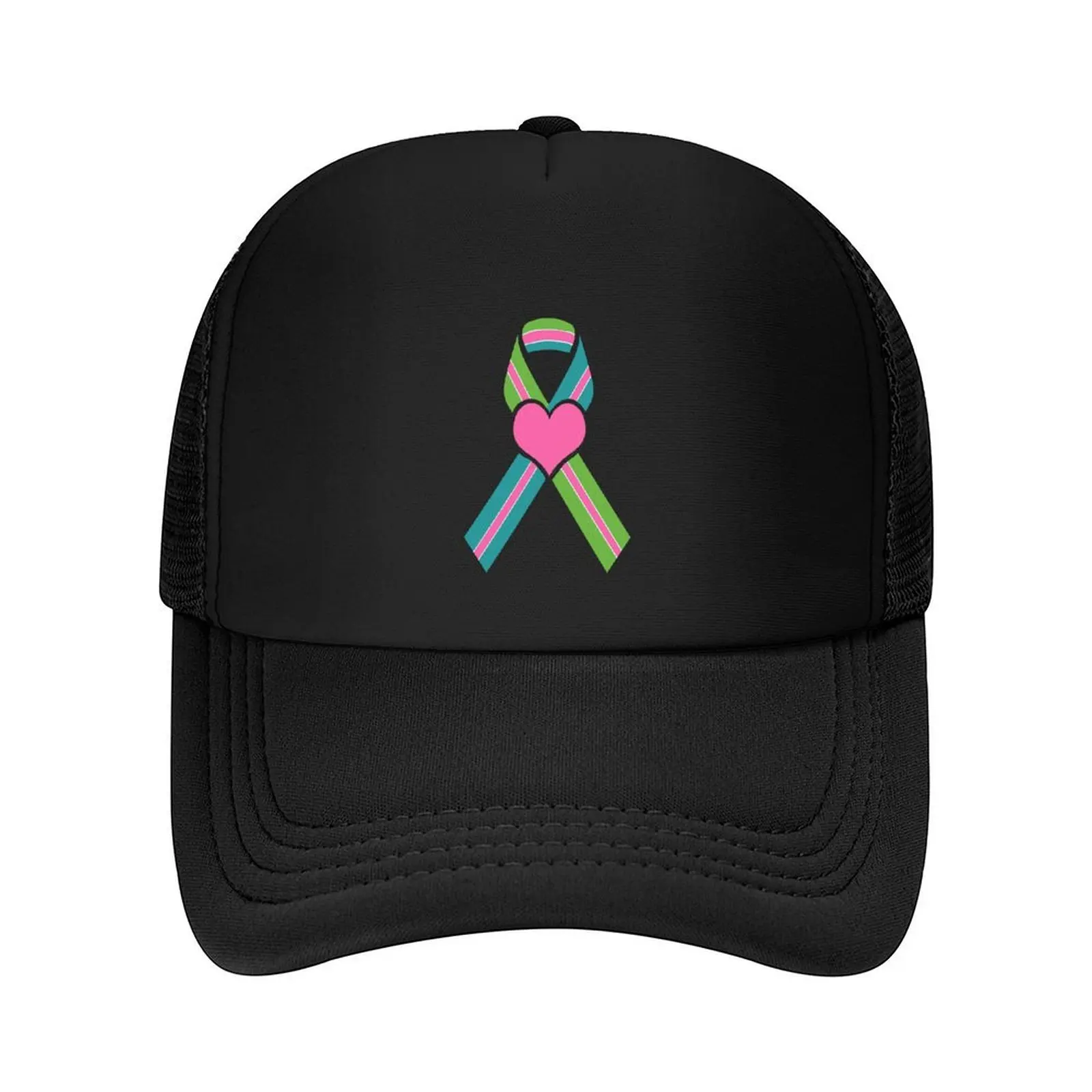 

Metastatic Breast Cancer Ribbon Big Heart Baseball Cap Visor hiking hat Gentleman Hat Hat Man Luxury Women Men's