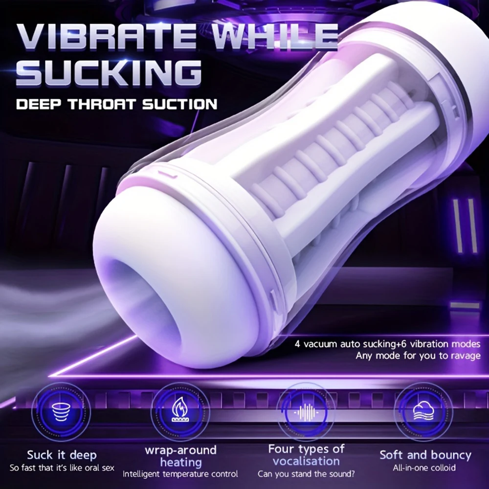 Automatic Sucking Male Mastubator Blowjob Masturbation Machine Sex Toys Adult Goods for Men Male Masturbators Cup Sexshop