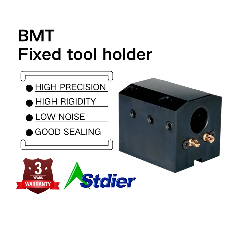 Stdier BMT Reducing Sleeve Tool Tower Anti-Seismic Fixed Tool Holder Boring Hole U Drill Holding Type Power Head Tool Holder