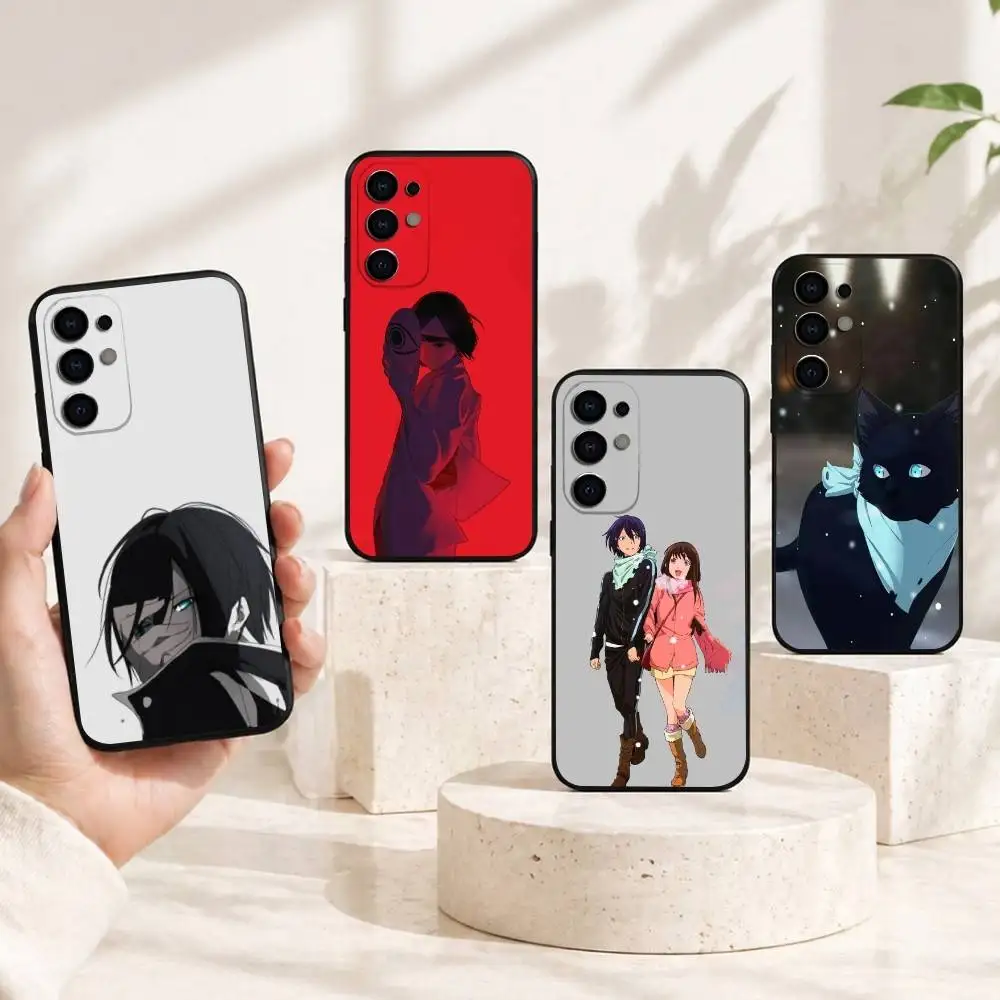 A-Anime N-Noragami Phone Case For Samsung S25,S24,S21,S22,S23,S30,Ultra,S20,Plus,Fe,Lite,Note,10,Black Cover