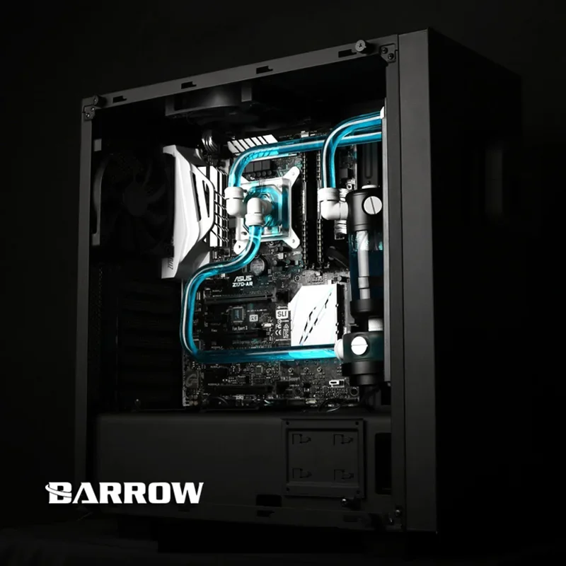 

Barrow Water Cooling Kits OD14mm Hard Tube + 240mm Radiator + CPU Block + Pump + Reservoir use for AM3 AM4 + Intel 115X 2011 X99