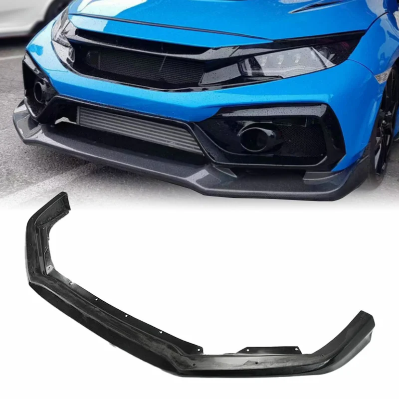 

New Type R FK8 Vrsar Style Fiber Glass Unpainted Front Lip 5 Door USA Warehouse Product Category Car B